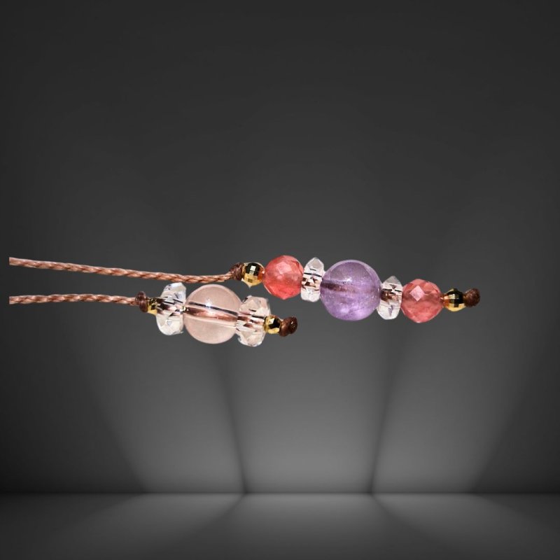 画像3: ☆04/10UP☆：スターローズクォーツ：先生作品：ハイクオリティ：ピンクの石：2025年4月新作：スターリーローズ（Starry Rose） (3)