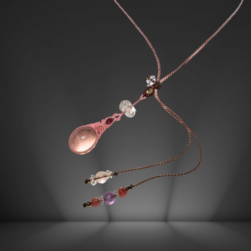 画像4: ☆04/10UP☆：スターローズクォーツ：先生作品：ハイクオリティ：ピンクの石：2025年4月新作：スターリーローズ（Starry Rose） (4)