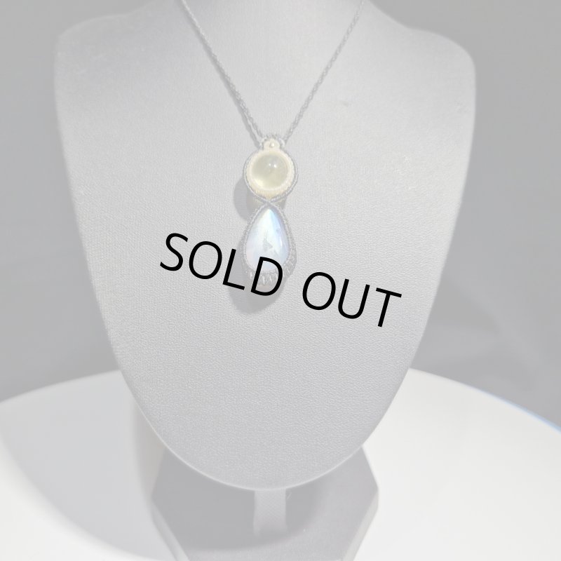 画像9: ☆05/08UP☆ロイヤルムーンストーン×プレナイト：素敵な組み合わせ：最高品質のムーンストーン：ルナ・グリーン（Luna Green） (9)