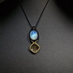画像5: ☆05/08UP☆ロイヤルムーンストーン×ゴールドルチルクォーツ：素敵な組み合わせ：最高品質のムーンストーン：ルナソルの秘宝 (5)
