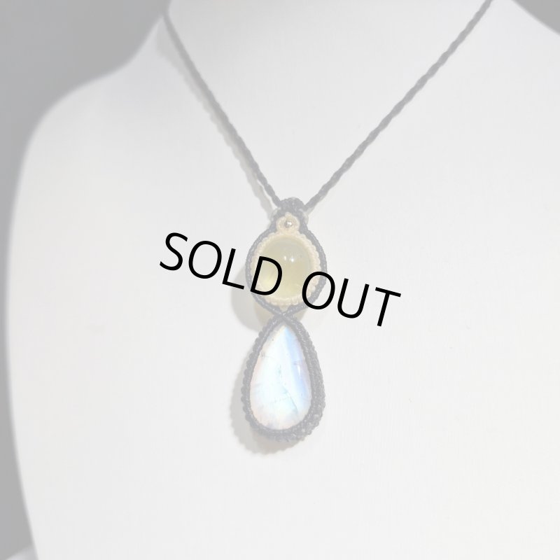 画像5: ☆05/08UP☆ロイヤルムーンストーン×プレナイト：素敵な組み合わせ：最高品質のムーンストーン：ルナ・グリーン（Luna Green） (5)