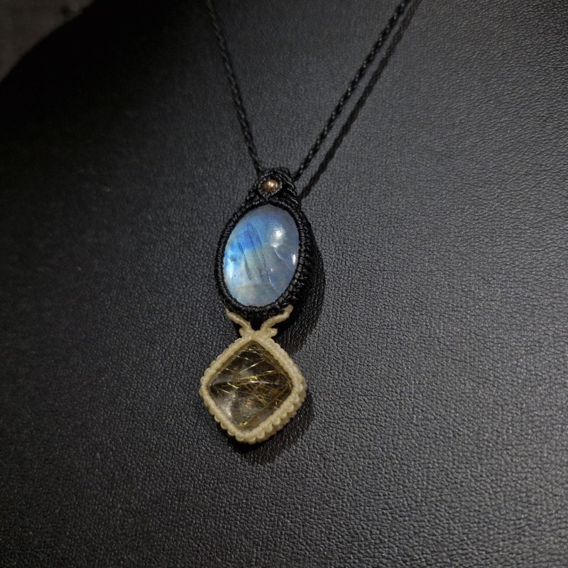 画像6: ☆05/08UP☆ロイヤルムーンストーン×ゴールドルチルクォーツ：素敵な組み合わせ：最高品質のムーンストーン：ルナソルの秘宝 (6)