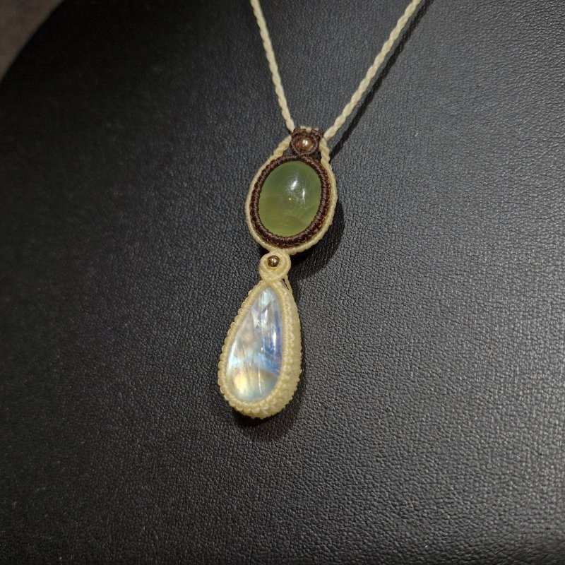 画像6: ☆05/08UP☆ロイヤルムーンストーン×プレナイト：素敵な組み合わせ：最高品質のムーンストーン：オーロラ・ネクサス（Aurora Nexus） (6)