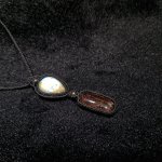 画像8: ☆05/08UP☆ロイヤルムーンストーン×レッドルチルクォーツ：素敵な組み合わせ：最高品質のムーンストーン：虹の谷2 (8)