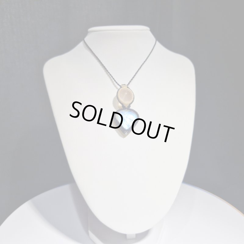 画像2: ☆05/08UP☆ロイヤルムーンストーン×スターローズクォーツ：素敵な組み合わせ：最高品質のムーンストーン：星降る宵の約束 (2)