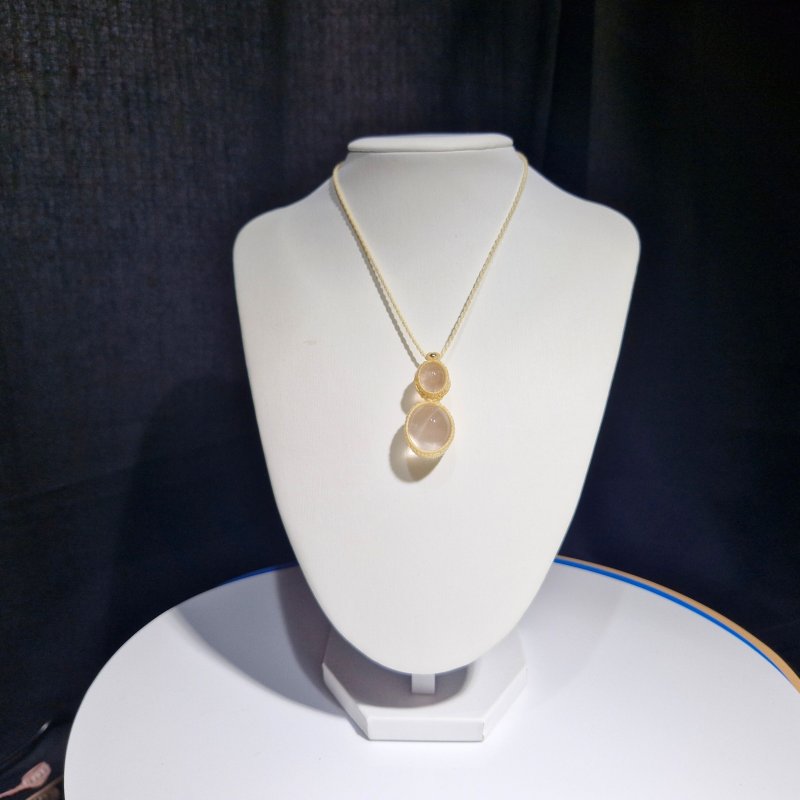 画像2: ☆05/08UP☆ダブルスターローズクォーツ：最高品質の2点を豪華にふんだんに使いました：とてもかわいい二つの石：エーテルの目覚め (2)