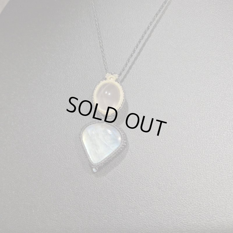 画像6: ☆05/08UP☆ロイヤルムーンストーン×スターローズクォーツ：素敵な組み合わせ：最高品質のムーンストーン：星降る宵の約束 (6)