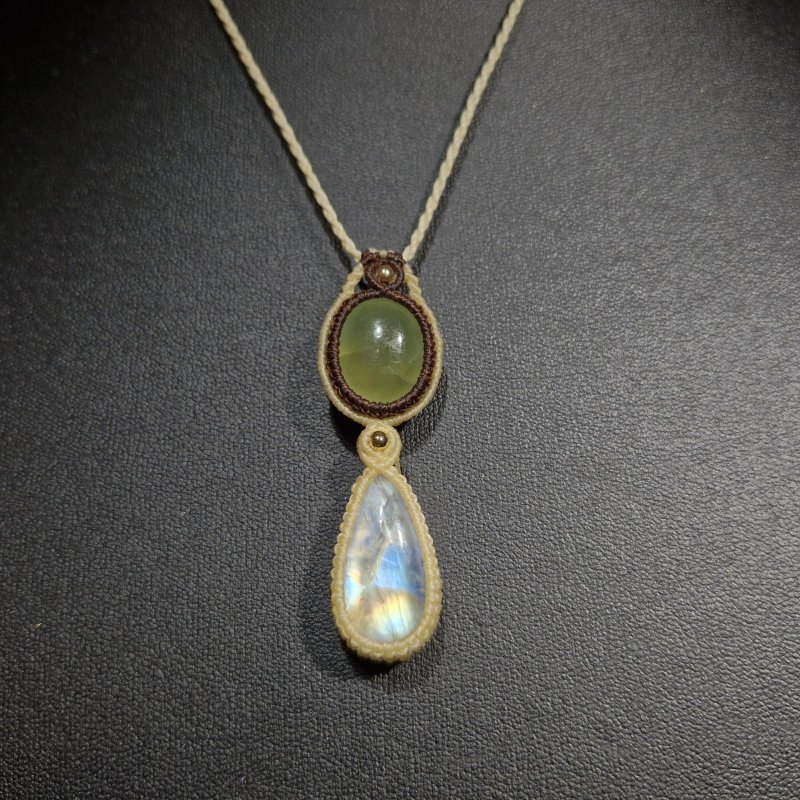 画像4: ☆05/08UP☆ロイヤルムーンストーン×プレナイト：素敵な組み合わせ：最高品質のムーンストーン：オーロラ・ネクサス（Aurora Nexus） (4)