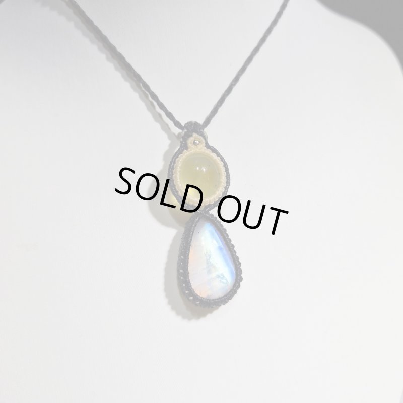 画像7: ☆05/08UP☆ロイヤルムーンストーン×プレナイト：素敵な組み合わせ：最高品質のムーンストーン：ルナ・グリーン（Luna Green） (7)