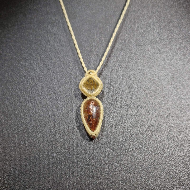 画像5: ☆05/08UP☆ゴールドルチル×レッドルチルクォーツ：最高品質の2点を豪華にふんだんに使いました：金運のエネルギーをあなたに：金の羅針盤 (5)