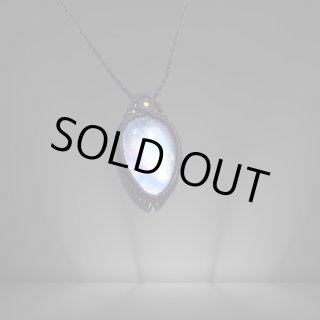 月のかけら タンザナイト マクラメ ネックレス タンザナイト - 月のかけら