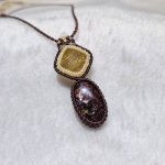 画像4: ☆05/08UP☆ゴールドルチル×レッドルチルクォーツ：最高品質の2点を豪華にふんだんに使いました：金運のエネルギーをあなたに：天の舞踏（てんのぶとう） (4)