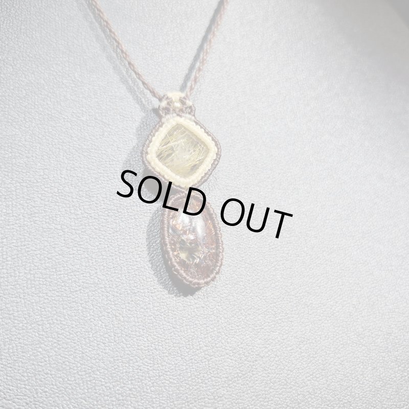 画像6: ☆05/08UP☆ゴールドルチル×レッドルチルクォーツ：最高品質の2点を豪華にふんだんに使いました：金運のエネルギーをあなたに：天の舞踏（てんのぶとう） (6)