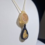 画像3: ☆05/08UP☆ゴールドルチル×スターローズクォーツ：最高品質の2点を豪華にふんだんに使いました：金運のエネルギーをあなたに：ソラノカケラ (3)