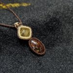 画像5: ☆05/08UP☆ゴールドルチル×レッドルチルクォーツ：最高品質の2点を豪華にふんだんに使いました：金運のエネルギーをあなたに：天の舞踏（てんのぶとう） (5)