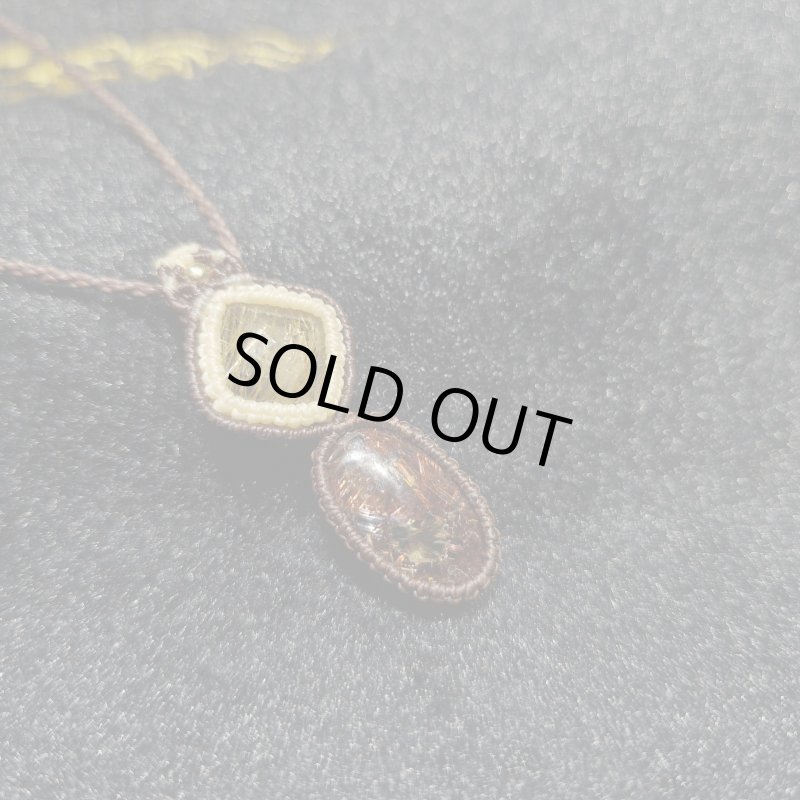 画像5: ☆05/08UP☆ゴールドルチル×レッドルチルクォーツ：最高品質の2点を豪華にふんだんに使いました：金運のエネルギーをあなたに：天の舞踏（てんのぶとう） (5)