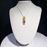 画像7: ☆05/08UP☆ゴールドルチル×レッドルチルクォーツ：最高品質の2点を豪華にふんだんに使いました：金運のエネルギーをあなたに：金の羅針盤 (7)