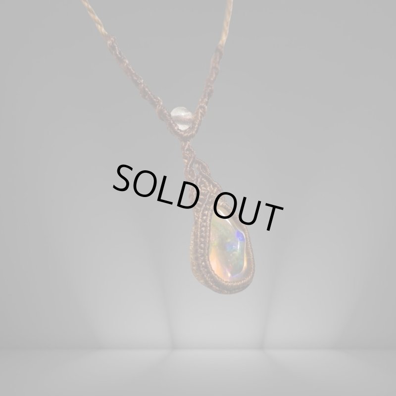 画像3: ☆05/08UP☆ファイアオパール：メキシコ産燃えるオパール：透明感遊色：虹彩のゆりかご（こうさいのゆりかご） (3)