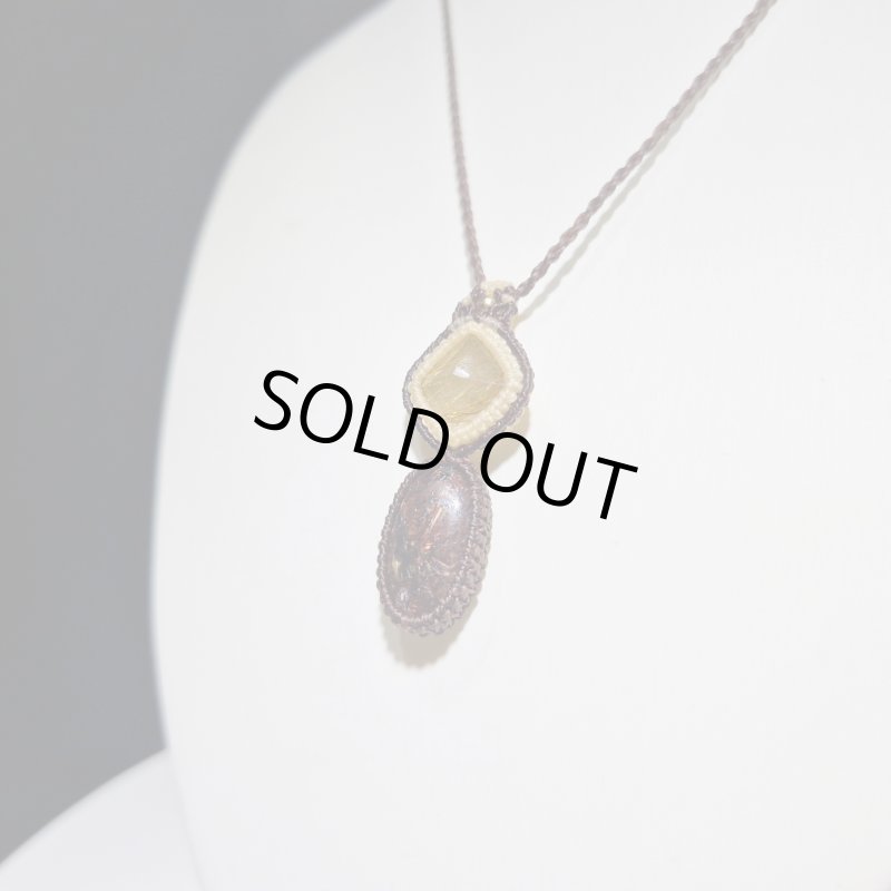 画像3: ☆05/08UP☆ゴールドルチル×レッドルチルクォーツ：最高品質の2点を豪華にふんだんに使いました：金運のエネルギーをあなたに：天の舞踏（てんのぶとう） (3)