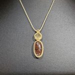 画像5: ☆05/08UP☆ゴールドルチル×レッドルチルクォーツ：最高品質の2点を豪華にふんだんに使いました：金運のエネルギーをあなたに：星暦の鍵（せいれきのかぎ） (5)