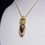 画像3: ☆05/08UP☆ゴールドルチル×レッドルチルクォーツ：最高品質の2点を豪華にふんだんに使いました：金運のエネルギーをあなたに：金の羅針盤 (3)