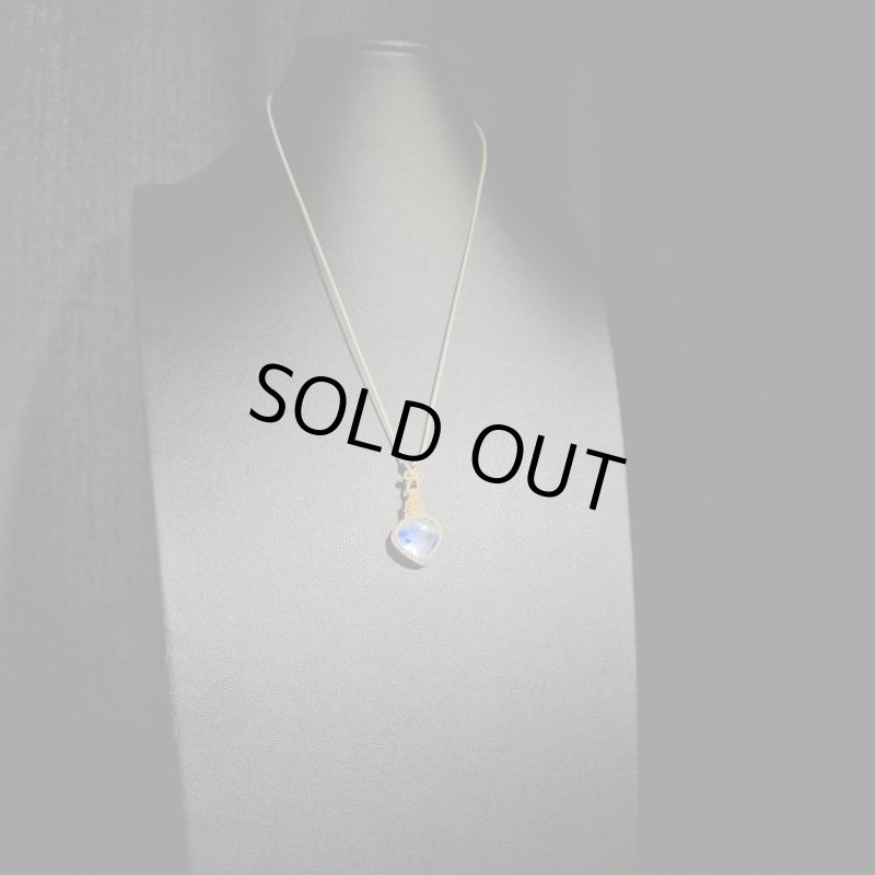 画像6: ☆07/09UP☆月の波動：先生作品：マイ黒マクラメ：ロイヤルレインボームーンストーン：月の暦シリーズ：月のかけらムーンストーン：  星夢結晶（ほしゆめけっしょう） (6)