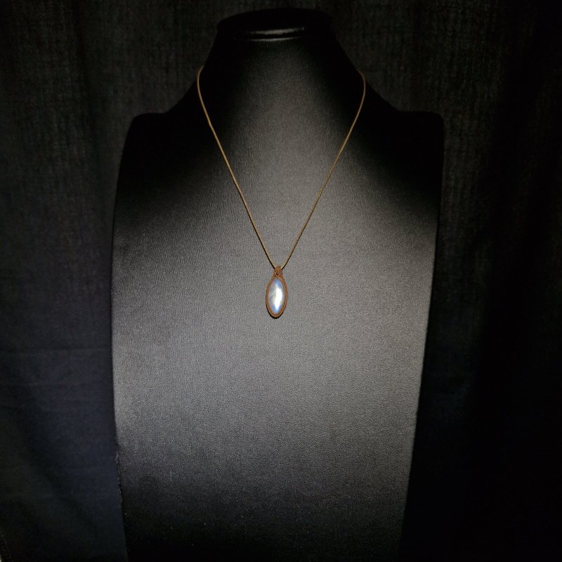 画像7: ☆07/09UP☆【ハイクオリティ】月の波動：先生作品：マイ黒マクラメ：ロイヤルレインボームーンストーン：月の暦シリーズ：月のかけらムーンストーン：   セレスティアリズム (7)