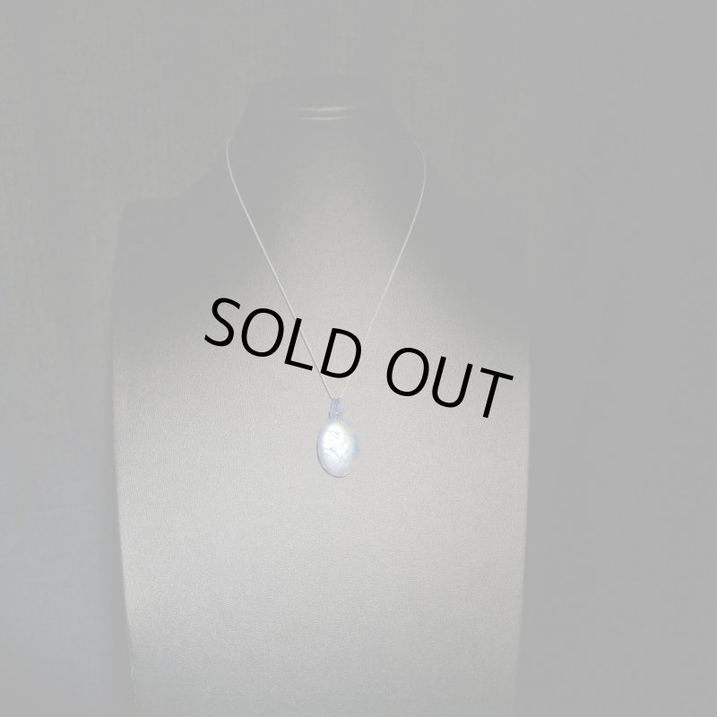 画像5: ☆07/09UP☆月の波動：先生作品：マイ黒マクラメ：ロイヤルレインボームーンストーン：月の暦シリーズ：月のかけらムーンストーン： スターリースピリット (5)