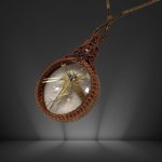 画像2: ☆07/09UP☆【超ハイクオリティ】：ゴールドルチルクォーツ：ハイクオリティ：先生作品：金の天然の柱が石の中に：宙の舞（そらのまい） (2)