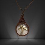 画像1: ☆07/09UP☆【超ハイクオリティ】：ゴールドルチルクォーツ：ハイクオリティ：先生作品：金の天然の柱が石の中に：宙の舞（そらのまい） (1)