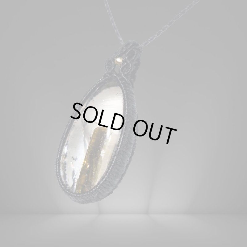 画像6: ☆07/09UP☆【超ハイクオリティ】：トルマリンインクォーツ：先生作品：緑色の美しいトルマリンが内包された水晶：Moonlit Clarity — 月明かりの浄化 (6)