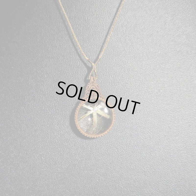 画像7: ☆07/09UP☆【超ハイクオリティ】：ゴールドルチルクォーツ：ハイクオリティ：先生作品：金の天然の柱が石の中に：宙の舞（そらのまい） (7)