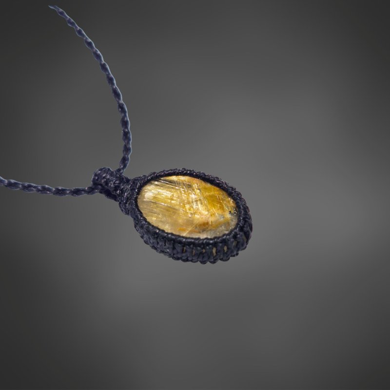 画像2: ☆09/06UP☆ブラジル産ゴールドルチルクォーツ！金の針金が水晶の中に：美しい金の結晶：星屑（ほしくず） (2)