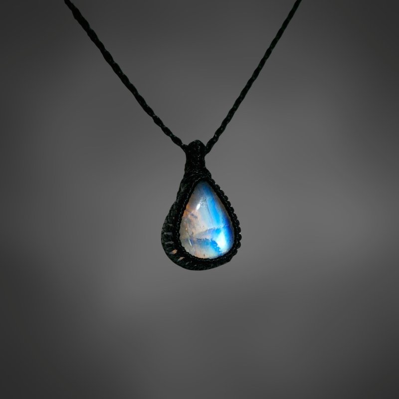 画像4: ☆09/06UP☆月の波動：スタンダードモデル：ロイヤルレインボームーンストーン：月の暦シリーズ：月のかけらムーンストーン： 「月華」 (4)