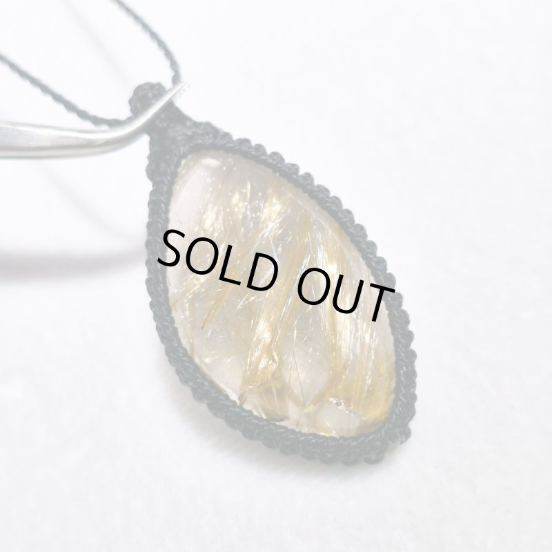 画像6: ☆09/06UP☆ブラジル産ゴールドルチルクォーツ！金の針金が水晶の中に：美しい金の結晶：風音 (6)