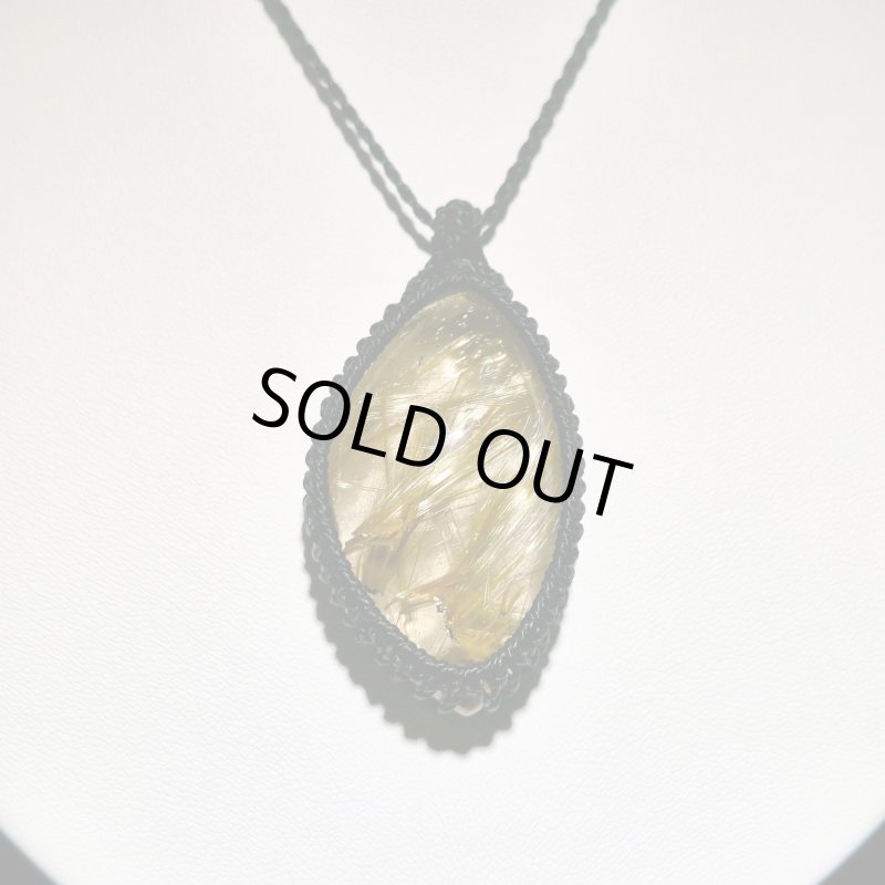 画像3: ☆09/06UP☆ブラジル産ゴールドルチルクォーツ！金の針金が水晶の中に：美しい金の結晶：風音 (3)