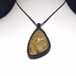 画像5: ☆09/06UP☆ブラジル産ゴールドルチルクォーツ！金の針金が水晶の中に：美しい金の結晶：花霞 (5)