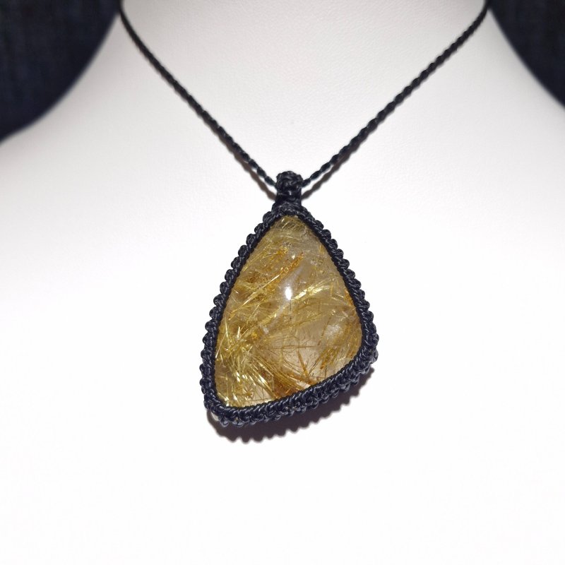 画像5: ☆09/06UP☆ブラジル産ゴールドルチルクォーツ！金の針金が水晶の中に：美しい金の結晶：花霞 (5)