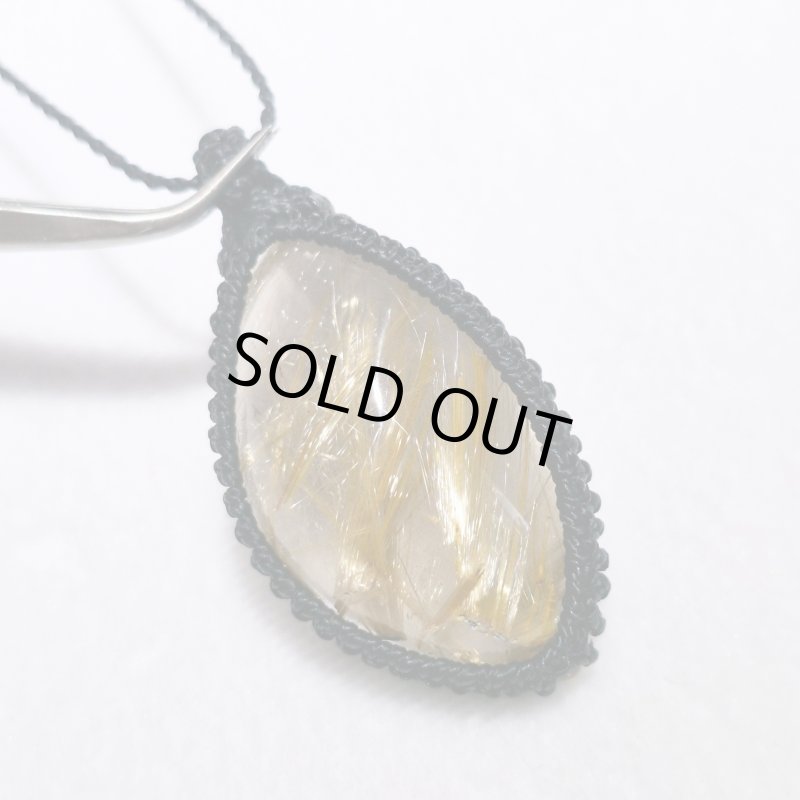 画像7: ☆09/06UP☆ブラジル産ゴールドルチルクォーツ！金の針金が水晶の中に：美しい金の結晶：風音 (7)