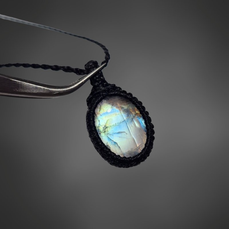 画像5: ☆09/06UP☆月の波動：スタンダードモデル：ロイヤルレインボームーンストーン：月の暦シリーズ：月のかけらムーンストーン： 「星月夜」 (5)