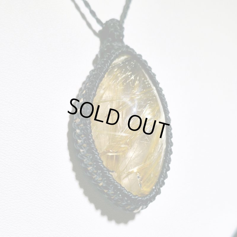 画像5: ☆09/06UP☆ブラジル産ゴールドルチルクォーツ！金の針金が水晶の中に：美しい金の結晶：風音 (5)