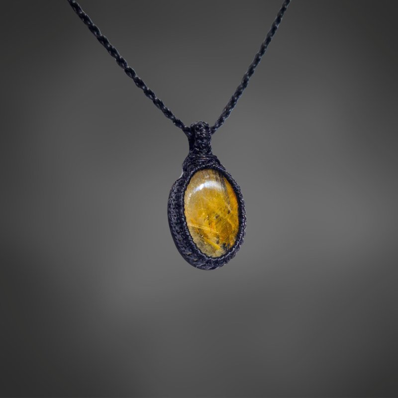 画像1: ☆09/06UP☆ブラジル産ゴールドルチルクォーツ！金の針金が水晶の中に：美しい金の結晶：星屑（ほしくず） (1)