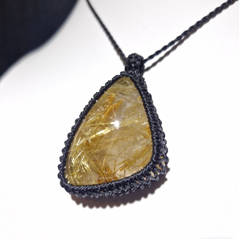 画像4: ☆09/06UP☆ブラジル産ゴールドルチルクォーツ！金の針金が水晶の中に：美しい金の結晶：花霞 (4)