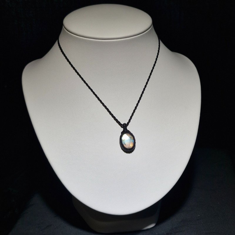 画像2: ☆09/06UP☆月の波動：スタンダードモデル：ロイヤルレインボームーンストーン：月の暦シリーズ：月のかけらムーンストーン： 「星月夜」 (2)