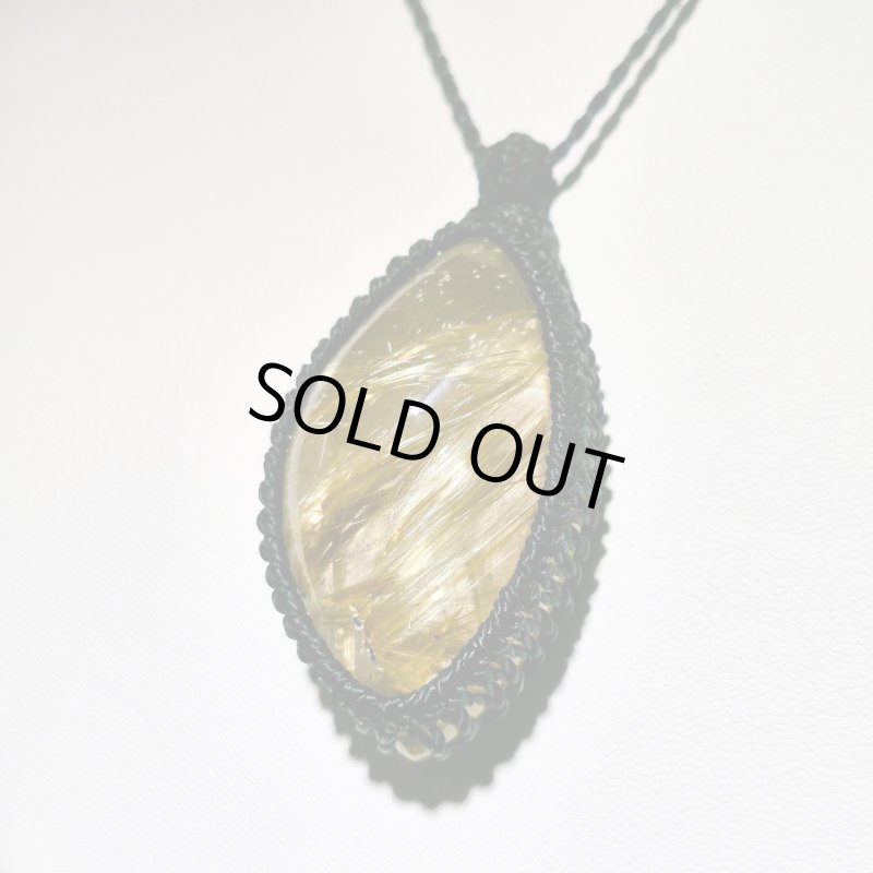 画像4: ☆09/06UP☆ブラジル産ゴールドルチルクォーツ！金の針金が水晶の中に：美しい金の結晶：風音 (4)