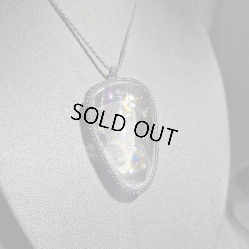 画像6: ☆09/06UP☆ブラジル産レインボークォーツインクォーツ！虹のお花咲く最高級水晶:巨大：月影 (6)