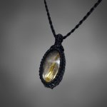 画像4: ☆09/06UP☆ブラジル産ゴールドルチルクォーツ！金の針金が水晶の中に：美しい金の結晶：煌羽（こうう） (4)