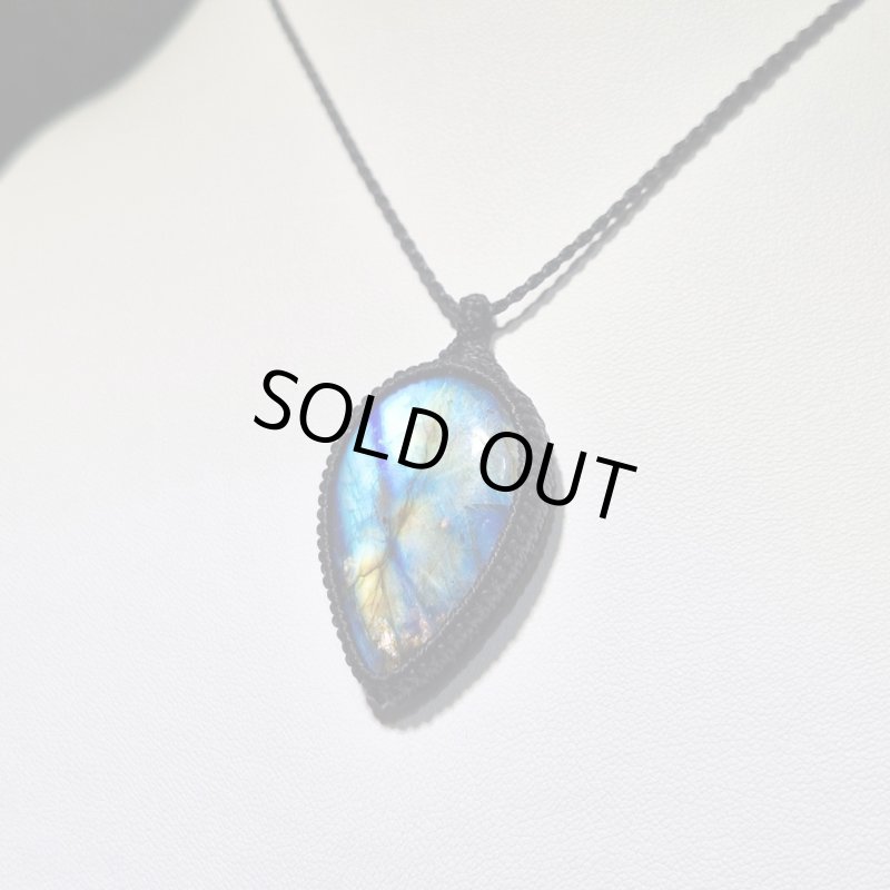 画像4: ☆10/03UP☆ナチュラルカラフル！レインボー＆ディープブルーラブラドライトシリーズ：美しい古代の記憶の残るAAAハイクオリティ天然ラブラドライト： Light Code（光のコード） (4)