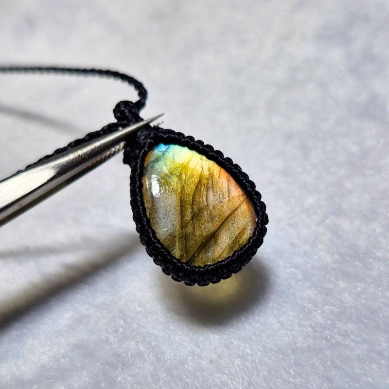 画像6: ☆10/03UP☆レインボー＆ディープブルーラブラドライトシリーズ：美しい古代の記憶の残るAAAハイクオリティ天然ラブラドライト：Atlantis Memory（アトランティスの記憶） (6)