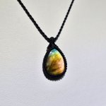 画像4: ☆10/03UP☆レインボー＆ディープブルーラブラドライトシリーズ：美しい古代の記憶の残るAAAハイクオリティ天然ラブラドライト：Atlantis Memory（アトランティスの記憶） (4)